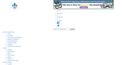 Desktop Screenshot of crescentcityjewishnews.com